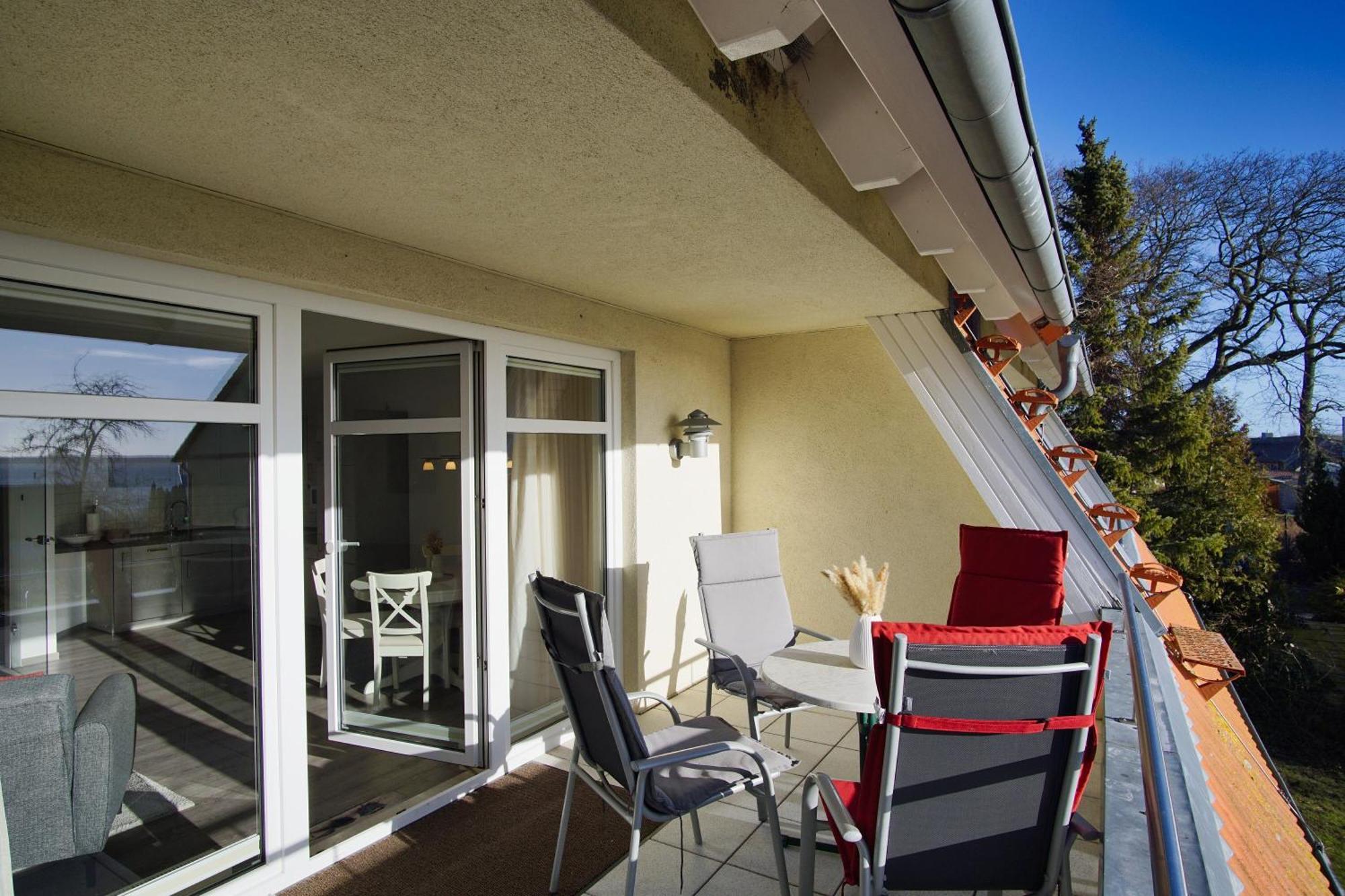 Hafenhäuser Breege FeWo 05 Balkon Exterior foto